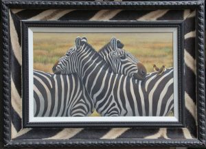 Zebras and Oxpeckers